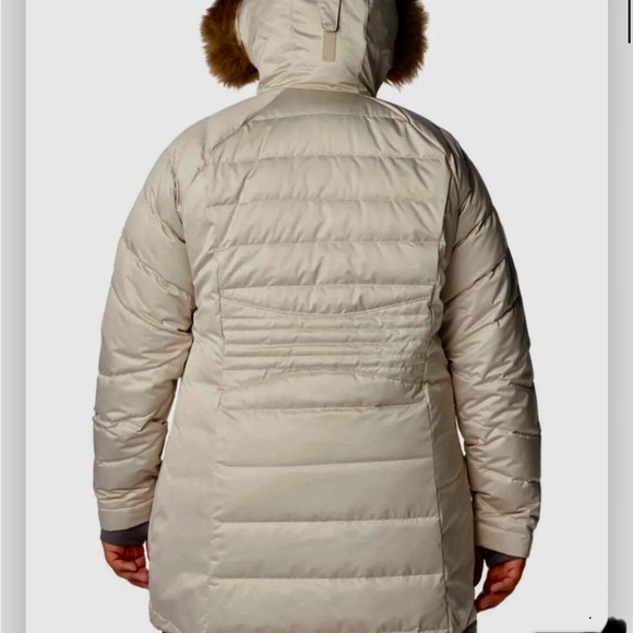 Columbia Down Jacket Plus Size Omni Heat Infinity Lay D lll Fur SnowBoard Ski 1X - Picture 6 of 13